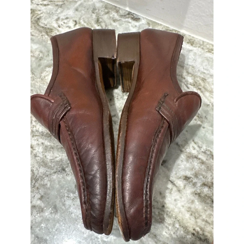 Bally brown leather